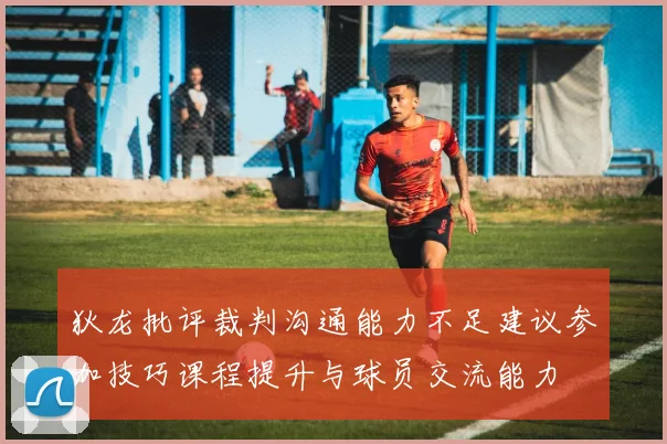 狄龙批评裁判沟通能力不足建议参加技巧课程提升与球员交流能力